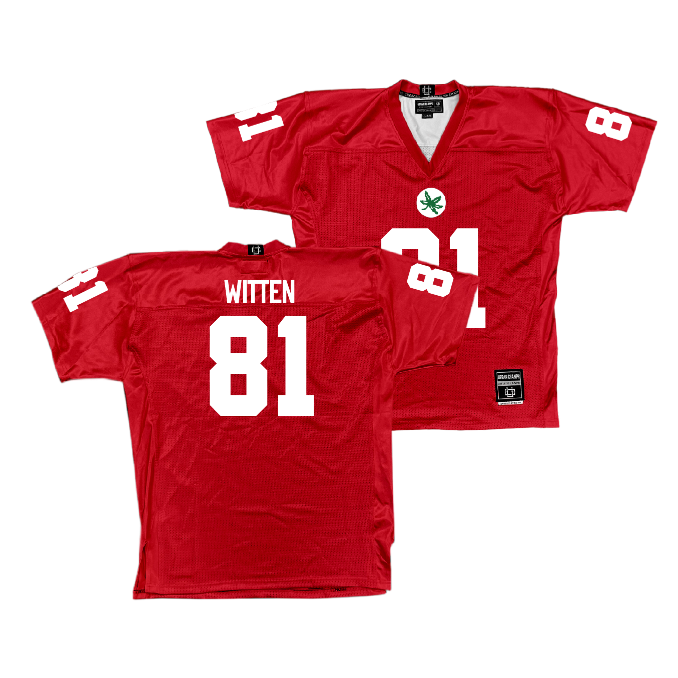 Ohio State Football Scarlet Jersey - Damarion Witten | #81