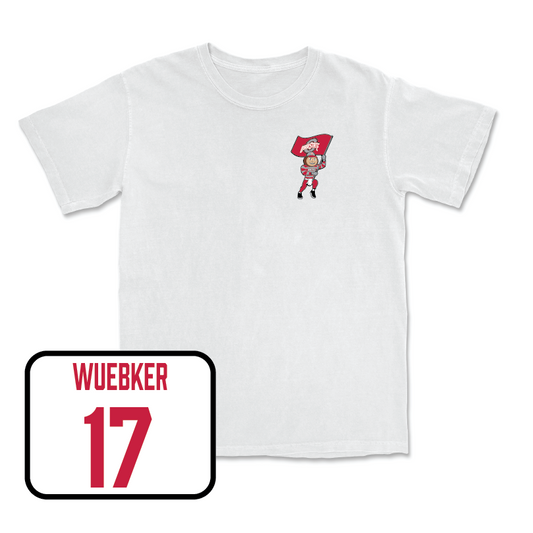 Women's Volleyball White Brutus Comfort Colors Tee - Reese Wuebker