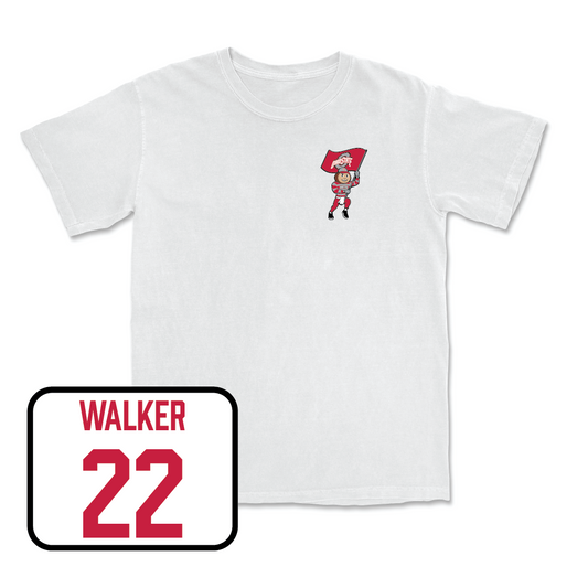 Women's Basketball White Brutus Comfort Colors Tee - Eboni Walker