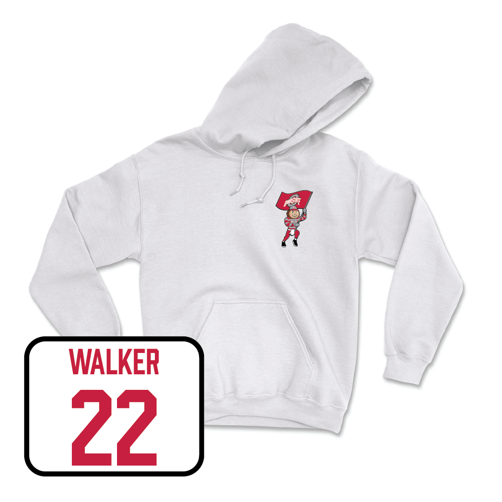 Women's Basketball White Brutus Hoodie - Eboni Walker