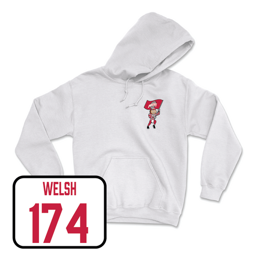 Wrestling White Brutus Hoodie - Rocco Welsh