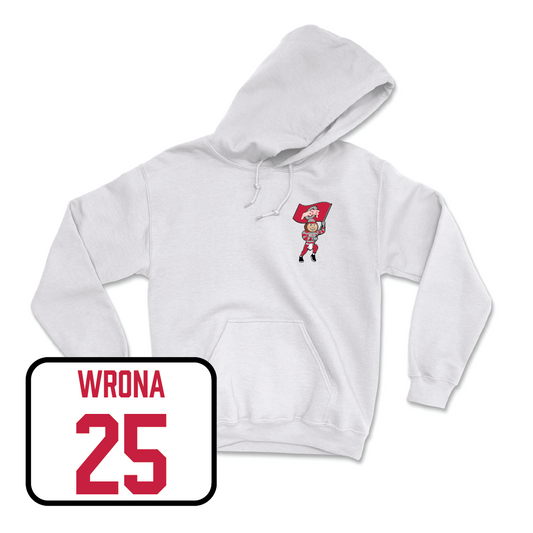 Men's Soccer White Brutus Hoodie - David Wrona