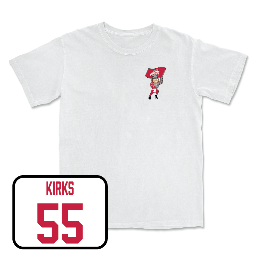 Football White Brutus Comfort Colors Tee  - Dom Kirks