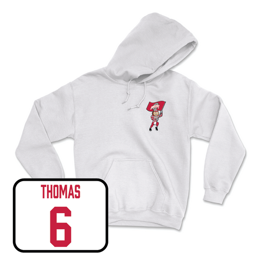 Men's Gymnastics White Brutus Hoodie  - Colten Thomas