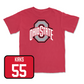 Red Football Team Tee   - Dom Kirks