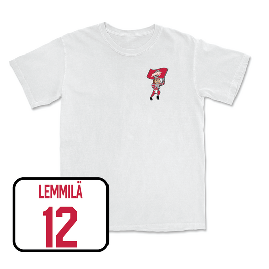 Women's Basketball White Brutus Comfort Colors Tee  - Elsa Lemmilä