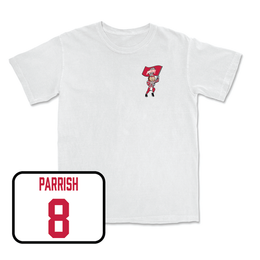 Men's Basketball White Brutus Comfort Colors Tee - Micah Parrish