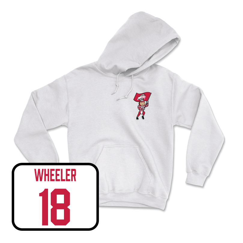 Women's Ice Hockey White Brutus Hoodie - Maddi Wheeler