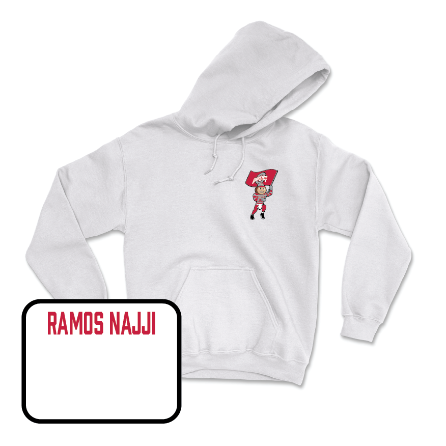 Swimming & Diving White Brutus Hoodie  - Maria Ramos Najji