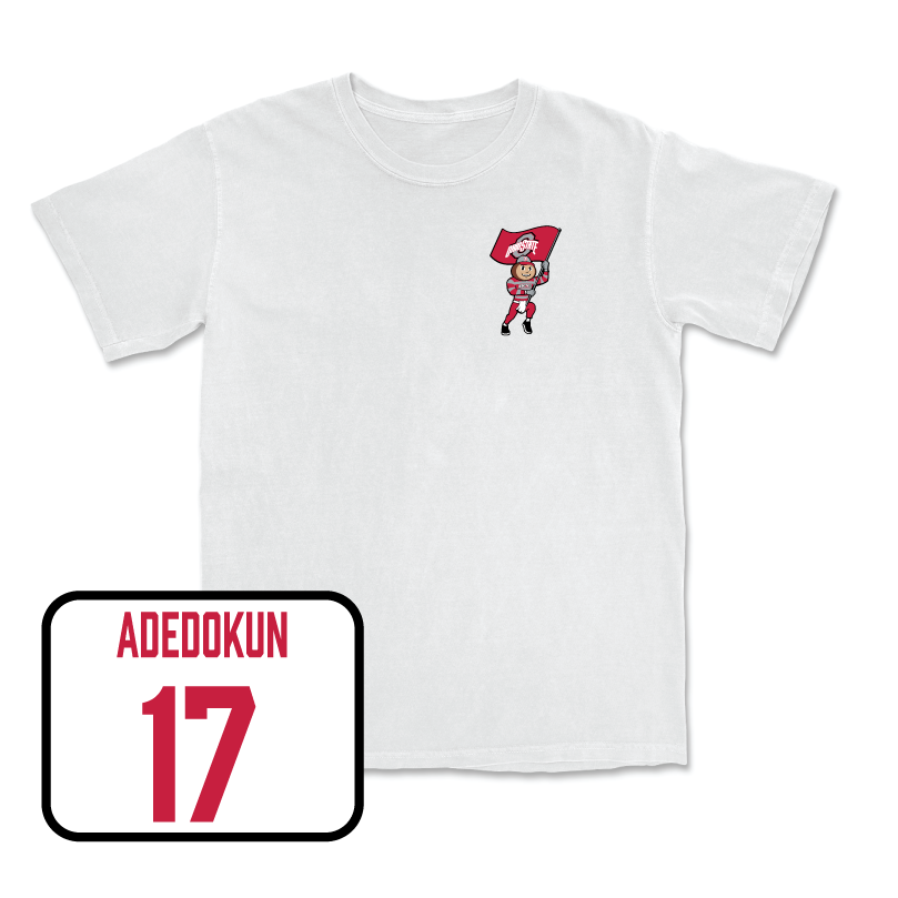 Men's Soccer White Brutus Comfort Colors Tee  - Michael Adedokun