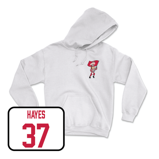 Football White Brutus Hoodie   - Zach Hayes