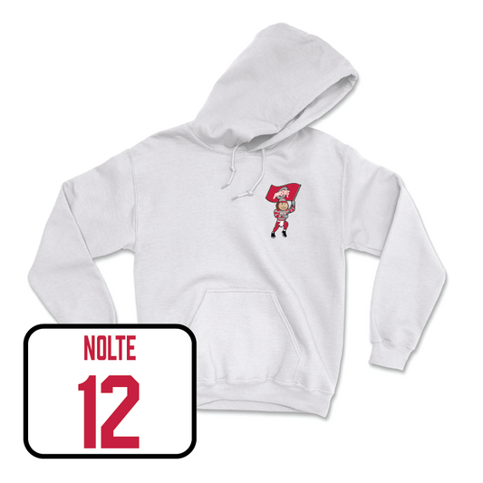 Men's Volleyball White Brutus Hoodie  - Ian Nolte