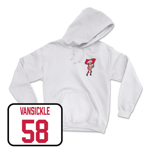 Football White Brutus Hoodie   - Gabe VanSickle