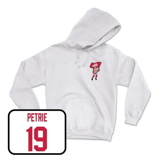 Women's Ice Hockey White Brutus Hoodie  - Jordyn Petrie