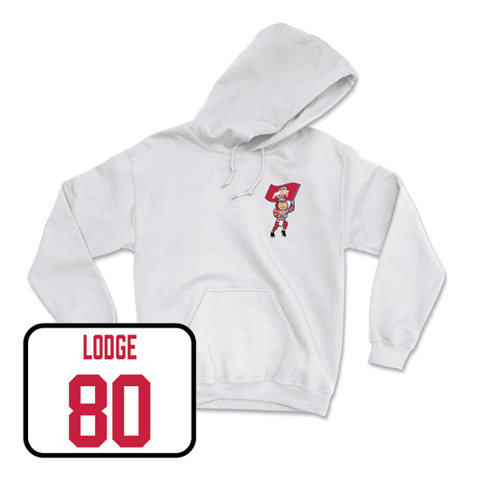 Football White Brutus Hoodie   - Shawn Lodge