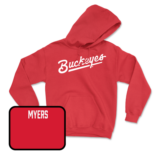 Red Wrestling Script Hoodie  - Andrew Myers