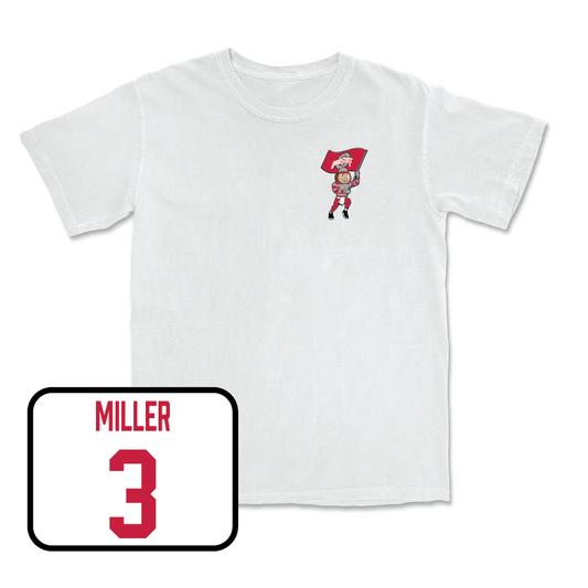 Women's Soccer White Brutus Comfort Colors Tee  - Victoria Miller