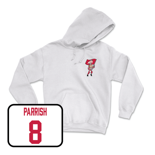 Men's Basketball White Brutus Hoodie - Micah Parrish