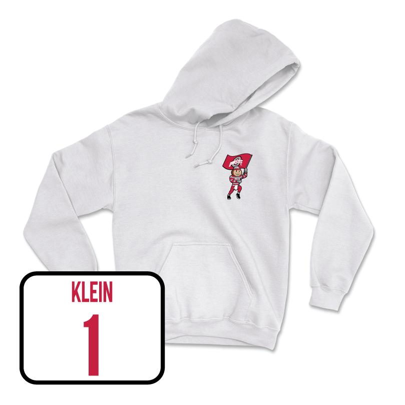 Women's Ice Hockey White Brutus Hoodie - Genevieve Klein