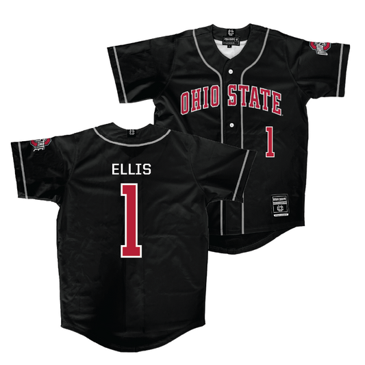 Ohio State Baseball Black Jersey  - Lee Ellis