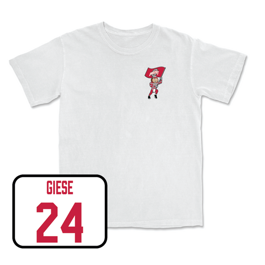 Baseball White Brutus Comfort Colors Tee  - Charlie Giese