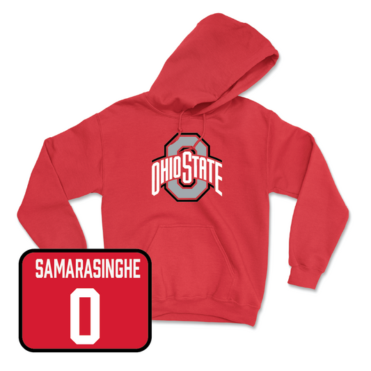 Red Women's Lacrosse Team Hoodie  - Camille Samarasinghe