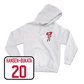 Men's Ice Hockey White Brutus Hoodie  - Aiden Hansen-Bukata