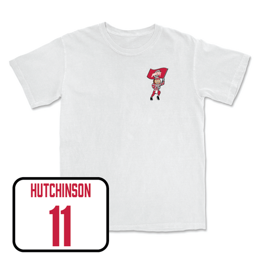 Men's Volleyball White Brutus Comfort Colors Tee  - Ben Hutchinson