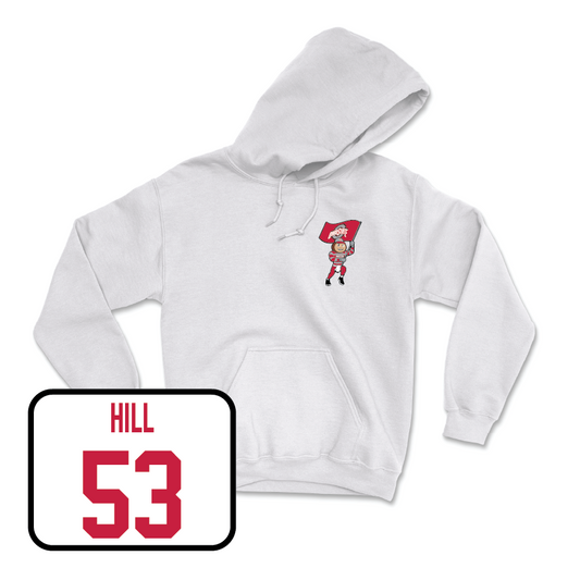 Baseball White Brutus Hoodie  - Spencer Hill