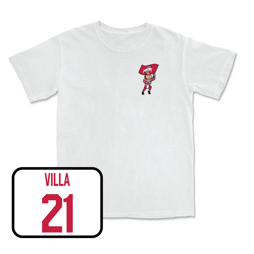 Men's Soccer White Brutus Comfort Colors Tee  - Tommaso Villa