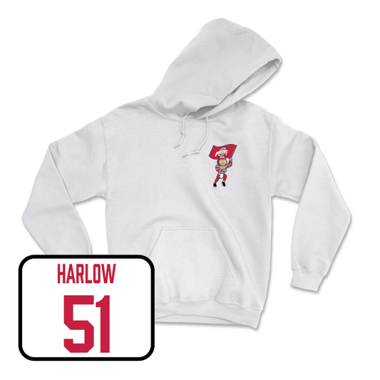 Baseball White Brutus Hoodie  - Luke Harlow