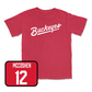 Red Women's Ice Hockey Script Tee - Grace McCoshen