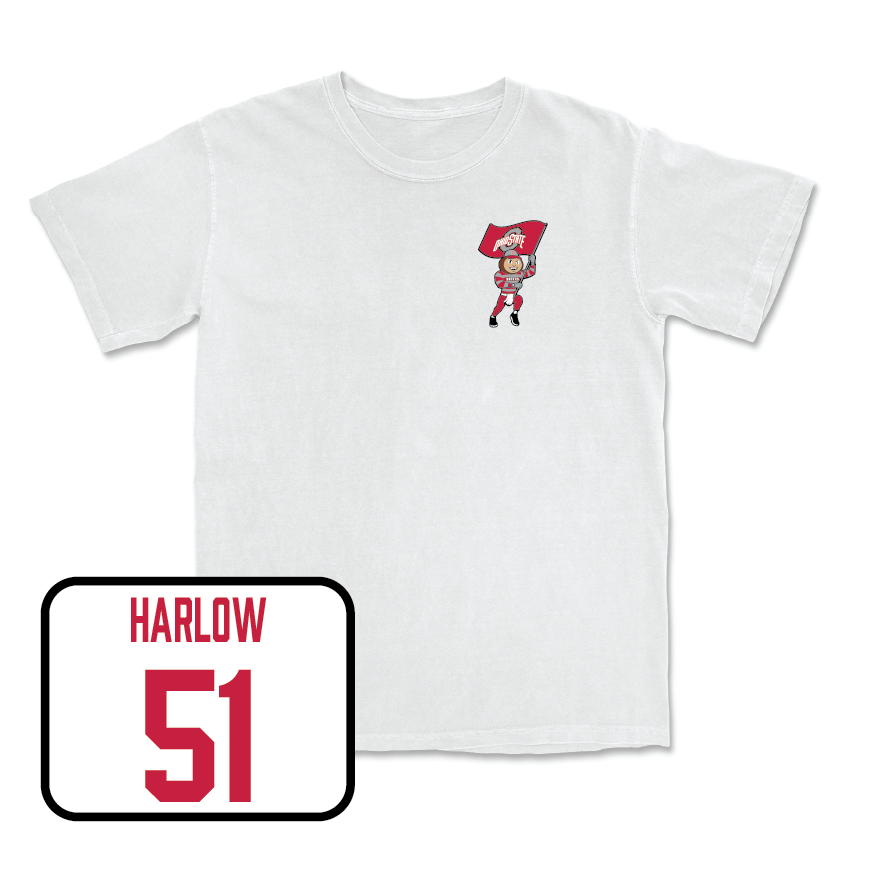 Baseball White Brutus Comfort Colors Tee  - Luke Harlow