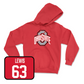 Red Men's Ice Hockey Team Hoodie  - Nathan Lewis