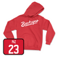 Red Women's Lacrosse Script Hoodie  - Maddy Paz