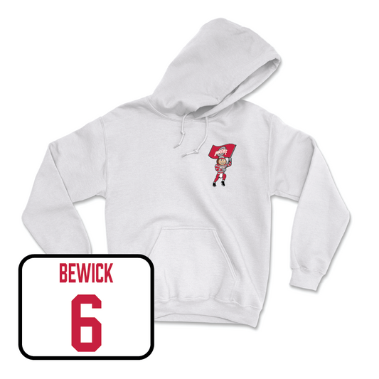 Softball White Brutus Hoodie   - Sami Bewick