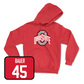 Red Baseball Team Hoodie  - Douglas Bauer