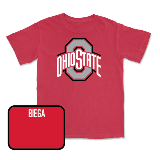 Red Track & Field Team Tee  - Nick Biega