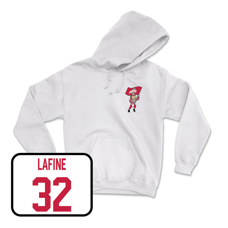 Baseball White Brutus Hoodie  - Noah Lafine