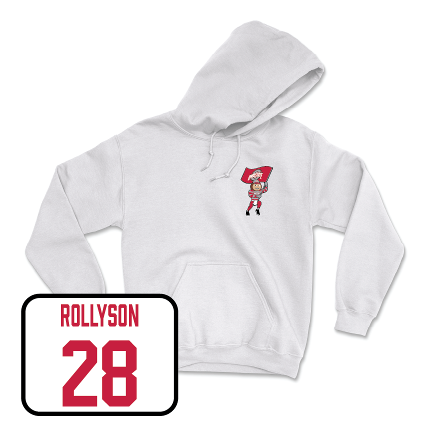 Baseball White Brutus Hoodie  - Brady Rollyson