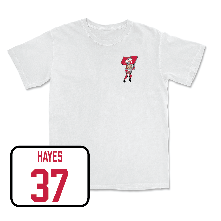 Football White Brutus Comfort Colors Tee  - Zach Hayes