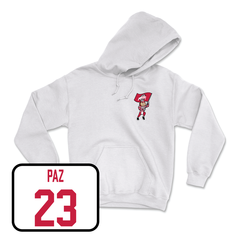 Women's Lacrosse White Brutus Hoodie  - Maddy Paz