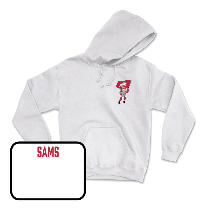 Women's Gymnastics White Brutus Hoodie   - Reagan Sams