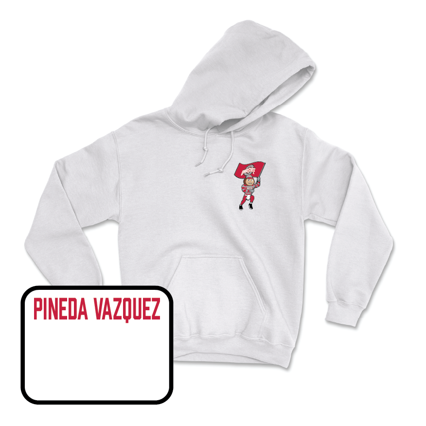 Swimming & Diving White Brutus Hoodie  - Paola Pineda Vazquez