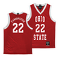 Ohio State Women's Red Basketball Jersey  - Jaloni Cambridge