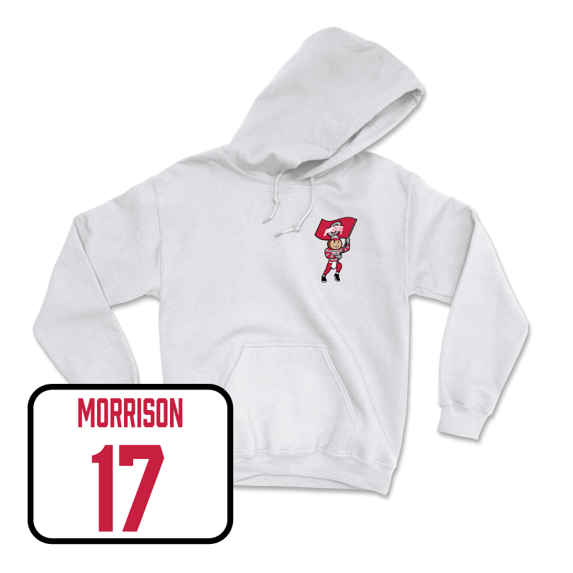 Women's Soccer White Brutus Hoodie  - Maliyah Morrison