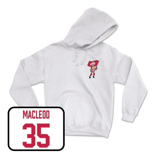 Women's Ice Hockey White Brutus Hoodie  - Hailey MacLeod