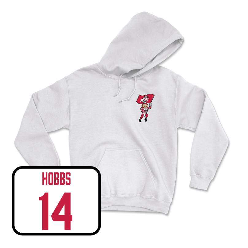 Women's Basketball White Brutus Hoodie  - Ella Hobbs