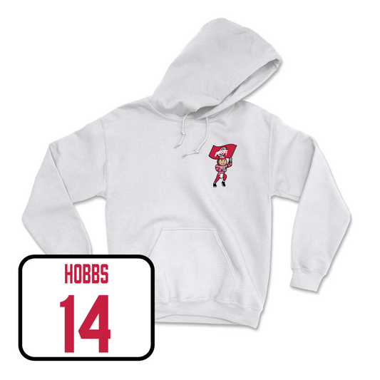 Women's Basketball White Brutus Hoodie  - Ella Hobbs