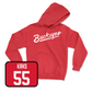 Red Football Script Hoodie   - Dom Kirks